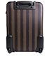 Pequin Stripe Cabin Suitcase, back view